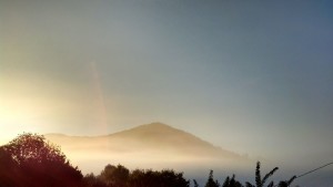 Rainbow clouds mountain gaye colvin